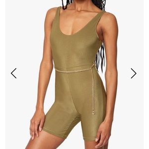 WeWoreWhat Scoop Ribbed Bodysuit NWT